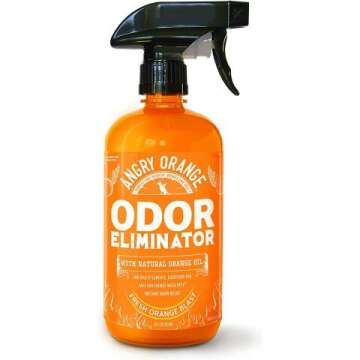 ANGRY ORANGE Pet Odor Eliminator - 24 Fl. Oz. Citrus Deodorizer for Strong Odors