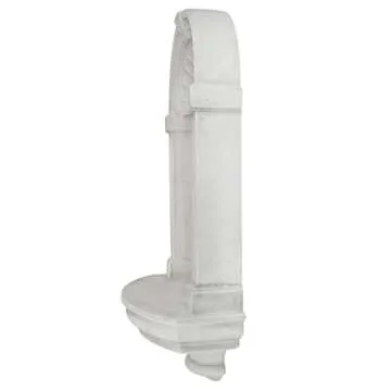 Design Toscano Classical European Style Wall Niche Display Shelf, Medium, 21 Inches Tall, Cast Stone Resin, Antique Stone
