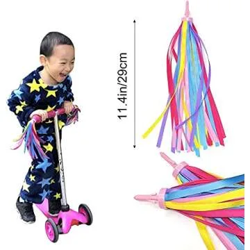 Kids Bike Bell & Streamers Set for Fun Riding