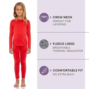 Rocky Thermal Underwear for Girls - Base Layer Comfort