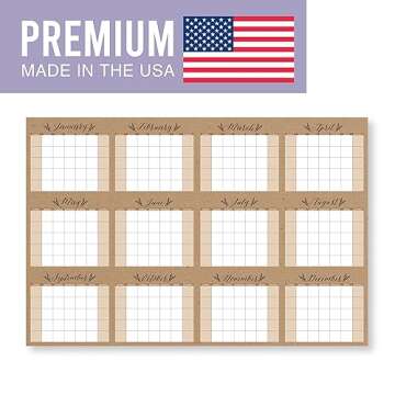 Hadley Designs Dry Erase Wall Calendar 2025-2026