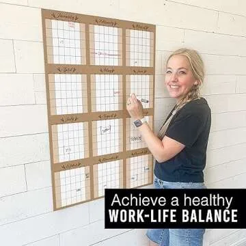 Hadley Designs Dry Erase Wall Calendar 2025-2026