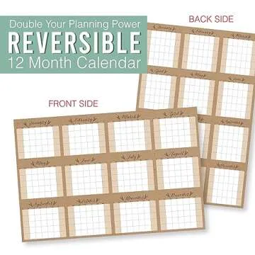 Hadley Designs Dry Erase Wall Calendar 2025-2026