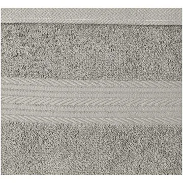 Soft Absorbent Cotton Washcloths 12-Pack Gray