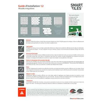 Smart Tiles SM1020-0 Elegant Self-Adhesive Mosaic Tiles