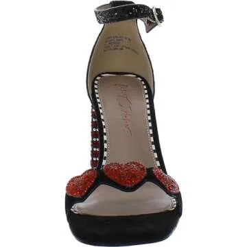 Betsey Women's Kameron Heeled Sandal, Black Multi, 7.5