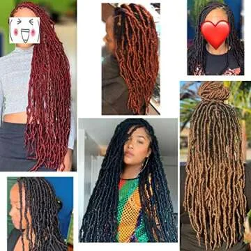 Shop Leeven 24 Inch Soft Faux Locs Crochet Braids Hair