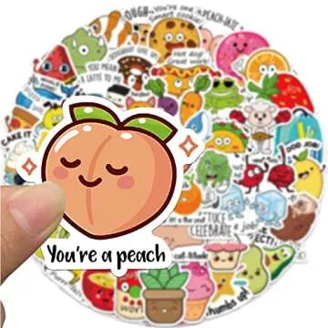 50PCS Punny Rewards Motivational Stickers, Incentives Stickers Positive Punny Teacher Supplies Stickers for Kids School Classroom