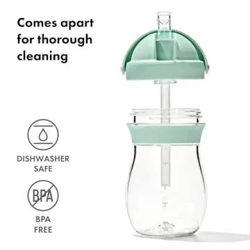 OXO Tot Transitions Straw Cup 9 oz. - Opal and Dusk - 2 Pack