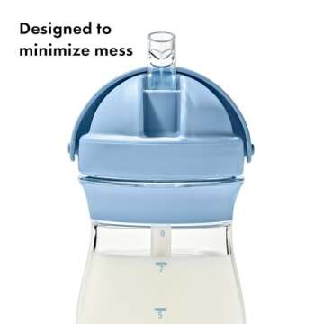 OXO Tot Transitions Straw Cup 9 oz. - Opal and Dusk - 2 Pack