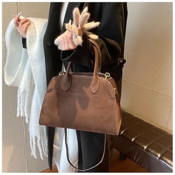 Stylish Deermisu Suede Tote Bag for Everyday Elegance