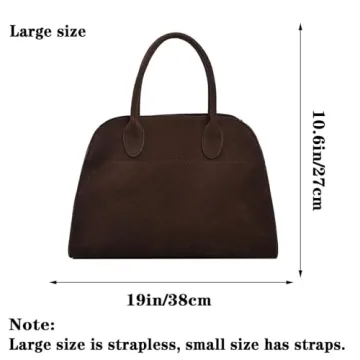 Stylish Deermisu Suede Tote Bag for Everyday Elegance