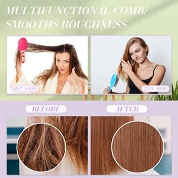 Honeydak Mini Detangling Brush Set - Travel Friendly & Cute Colors