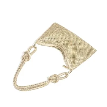 YUWITA Rhinestone Evening Bag Beautiful Glitter Purse