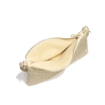 YUWITA Rhinestone Evening Bag Beautiful Glitter Purse