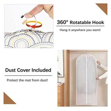 Garment Steamer Hanging Ironing Board Press Pad For Standing Handheld Garment Steamer Accessory Water-Proof Anti-Steam Remove Wrinkles Ironing Mat Pad（Steam Board & Gloves）