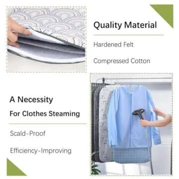 Effortless Garment Steaming with Steam Board & Gloves Set