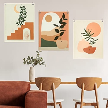 Irenare Boho Tapestry Set Sun Botanical Wall Art Decor