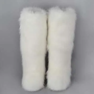 ZSGYCHCY Women's Winter Faux Fur Knee-High Boots