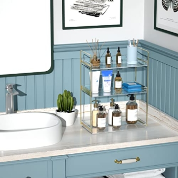 Sleek 3-Tier Bathroom Countertop Organizer for All Spaces