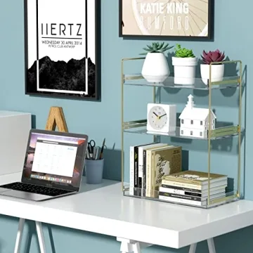 Sleek 3-Tier Bathroom Countertop Organizer for All Spaces