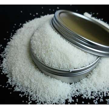 Premium Beeswax USP (Pharmaceutical Grade) White - 55 lb Bulk Box by Enkaustikos: Ideal for Crafts &...