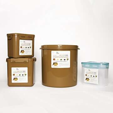 Premium Kimchi & Sauerkraut Fermentation Container - 5.8 Gal