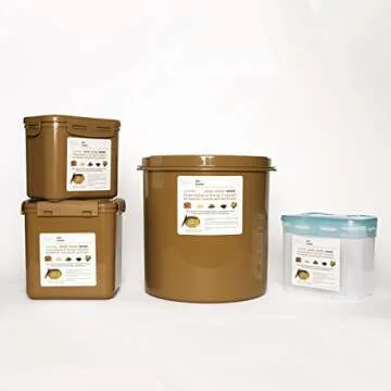 Premium Kimchi & Sauerkraut Fermentation Container - 5.8 Gal