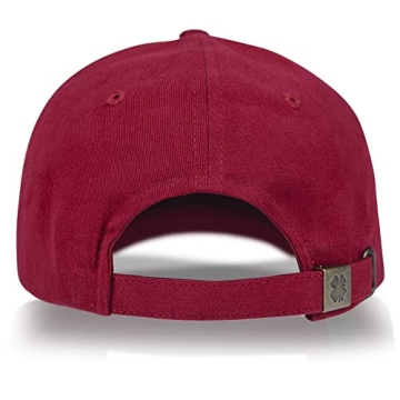 Stylish Lucky Brand Dad Hat with Adjustable Straps - Red