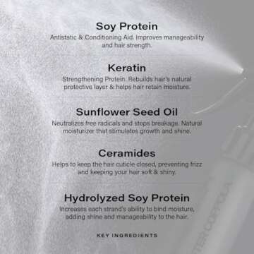 PETER COPPOLA Just Blow - Heat Protectant Spray for Blow-Drying, Anti-Frizz, Smoothing and Straightening All Hair Types - Conditions and Adds Shine - 6 oz