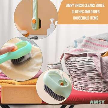 AMSY Stain Remover Bundle with Soap & Brush