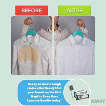 AMSY Stain Remover Bundle with Soap & Brush