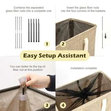 Odonata Slim Laundry Hamper: Portable & Waterproof
