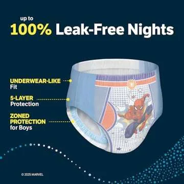 Goodnites Boys' Nighttime Bedwetting Underwear, 44 Ct