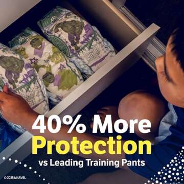 Goodnites Boys' Nighttime Bedwetting Underwear, 44 Ct