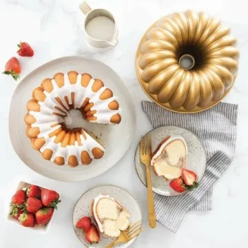 Nordic Ware Elegant Party Bundt Pan for Perfect Baking