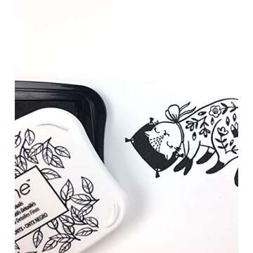 Tsukineko VersaFine inkpad, Full-Size, Onyx Black