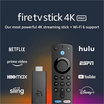 Amazon Fire TV Stick 4K Max Wi-Fi 6 Alexa Remote