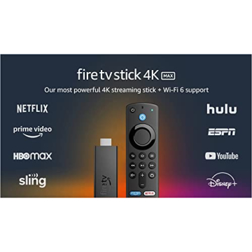 Amazon Fire TV Stick 4K Max Wi-Fi 6 Alexa Remote