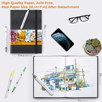 Ohuhu Mix Media Pad 10"x7.4" - Premium Sketchbook for All Artists