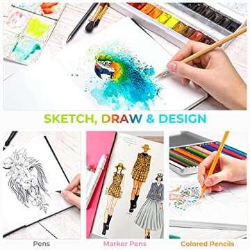 Ohuhu Mix Media Pad for Acrylic and Mixed Media Art