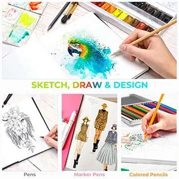 Ohuhu Mix Media Pad for Acrylic and Mixed Media Art