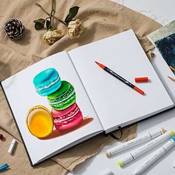 Ohuhu Mix Media Pad for Acrylic and Mixed Media Art