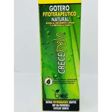 Boe Boe Crece Pelo Hair Growth Natural - 4.25 Ounces