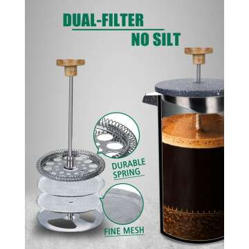 POLIVIAR French Press Coffee Maker