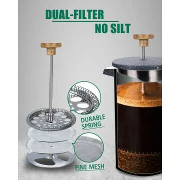 POLIVIAR French Press Coffee Maker