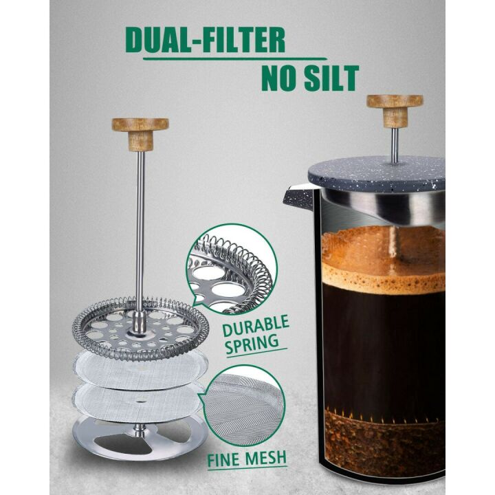 POLIVIAR French Press Coffee Maker