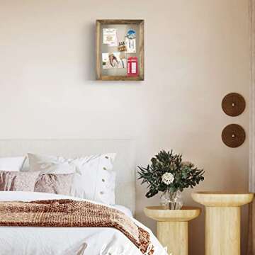 Love-KANKEI Shadow Box Frame 8x10 Shadow Box Display Case with Linen Back Memorabilia Awards Medals ...