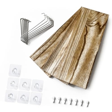 Fixwal Floating Shelves – No Drilling Required, 3pcs