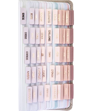 Beautifully Designed Laminated Bible Tabs for Easy Study